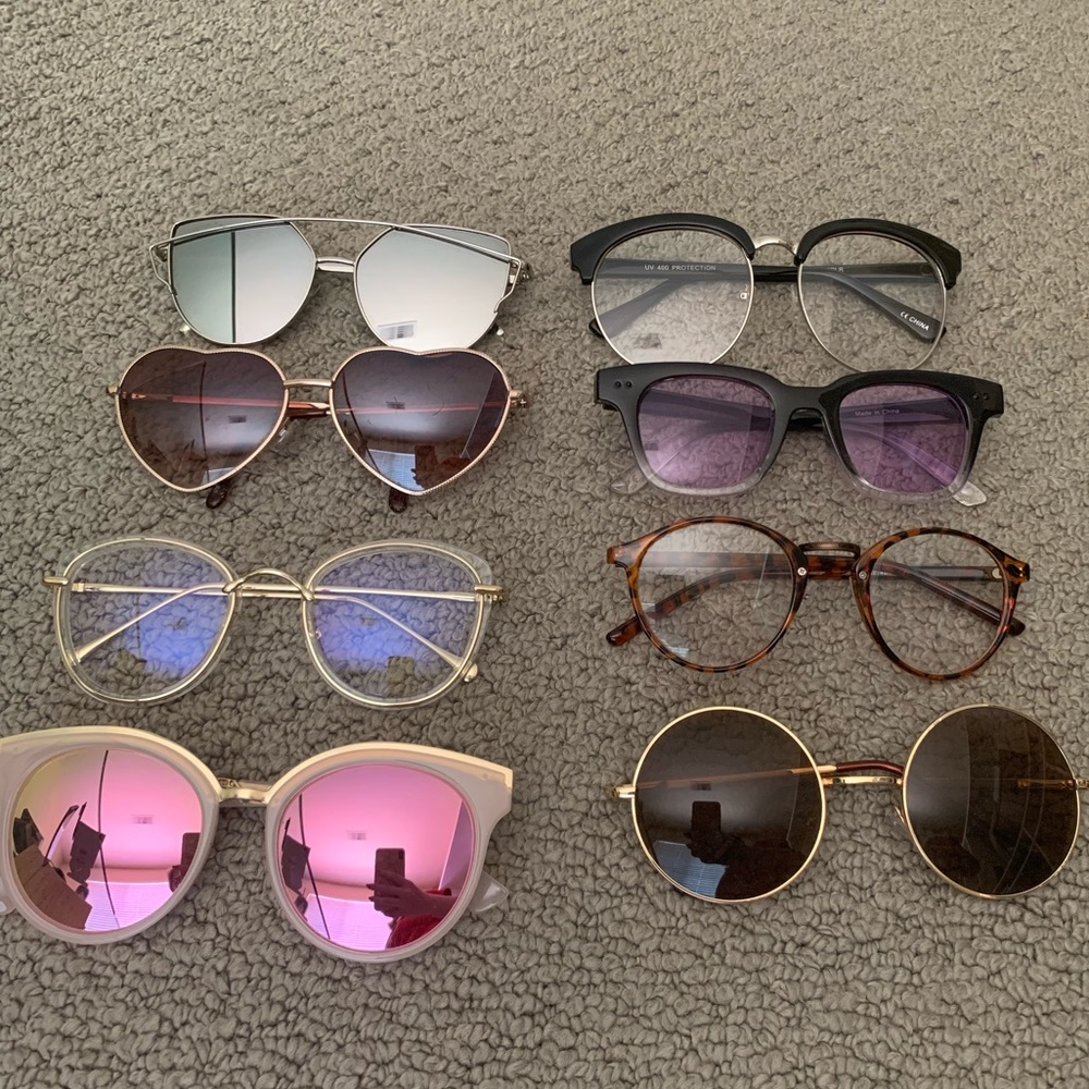 Lot of 8 Urban Outfitters & Forever 21 Sunglasses